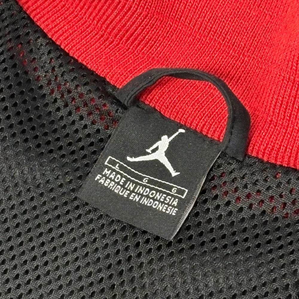 Air Jordan 23 Jacket Men L Black Red 23rd Anniversary Full Zip 253141-010